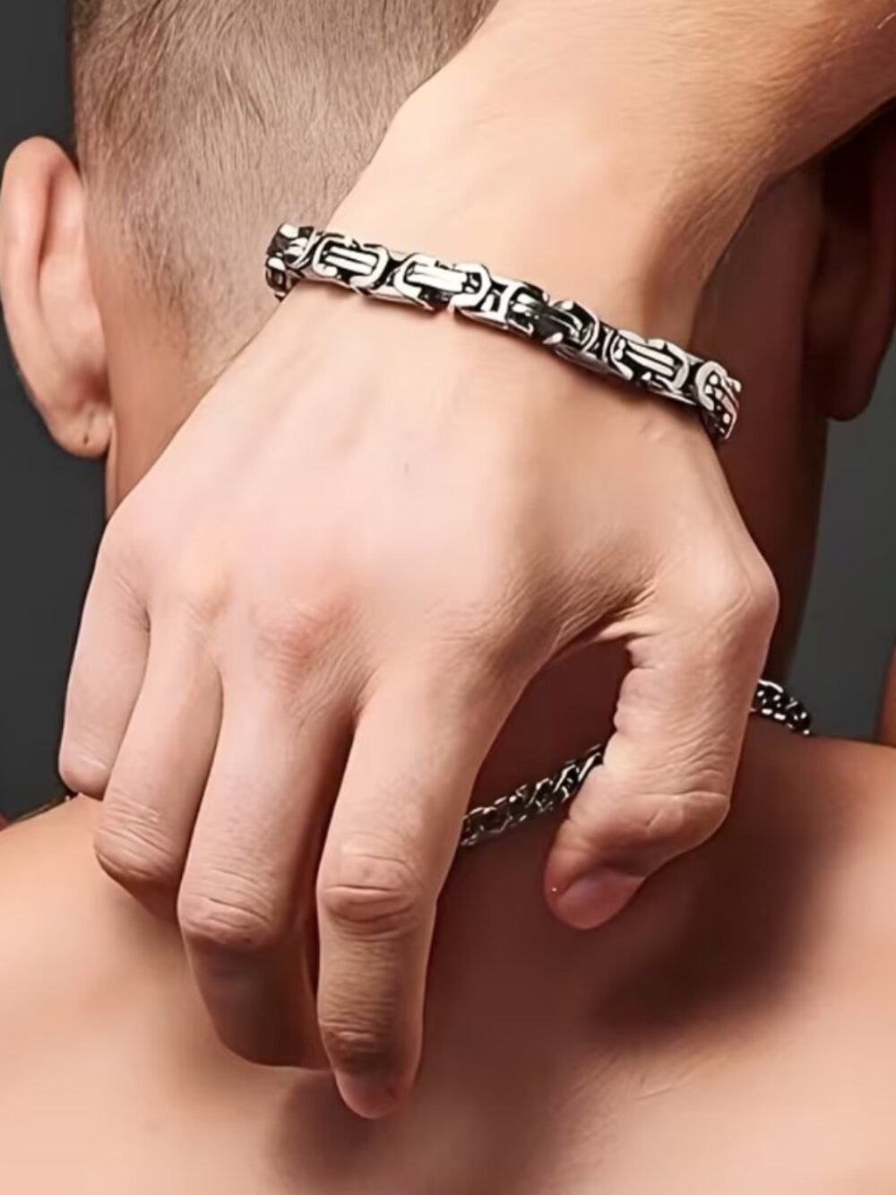 Minimalist Fashion King Chain-Byzantine Chain Stainless Steel Bracelet Unisex